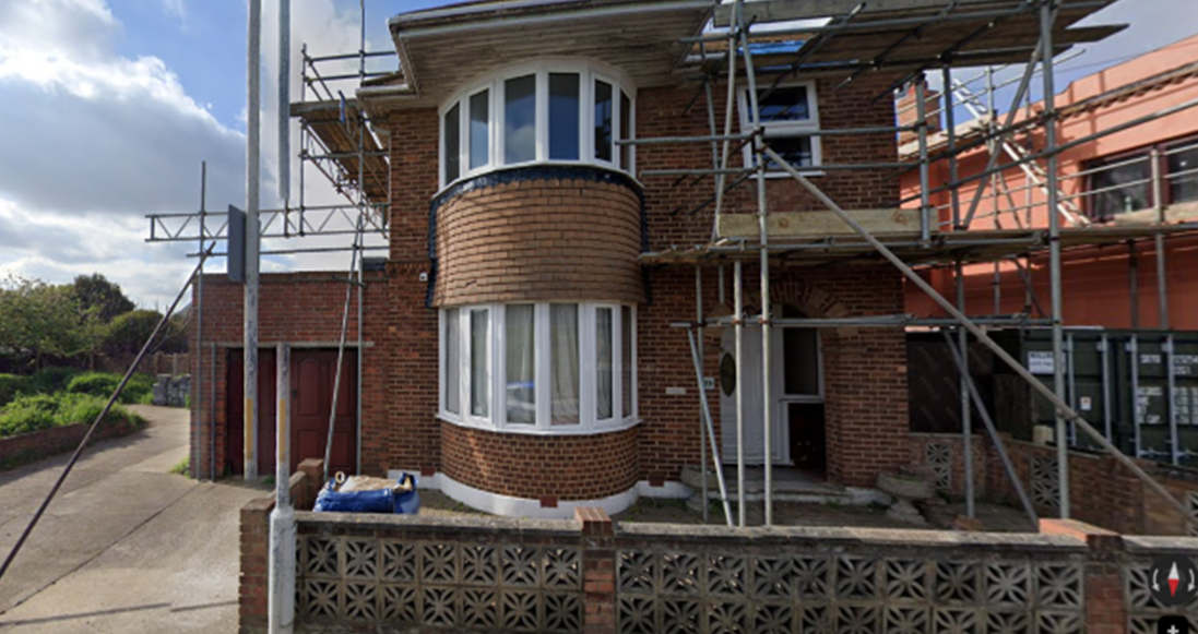 Side extension and garage in Sheerness